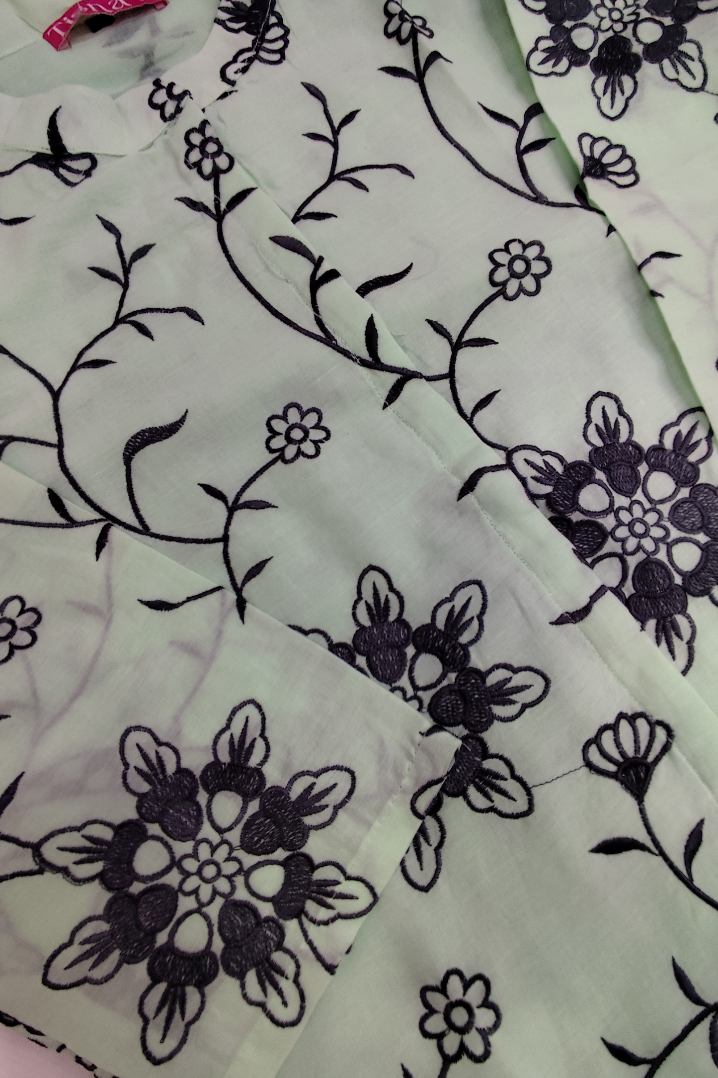Green Cotton Suit Set