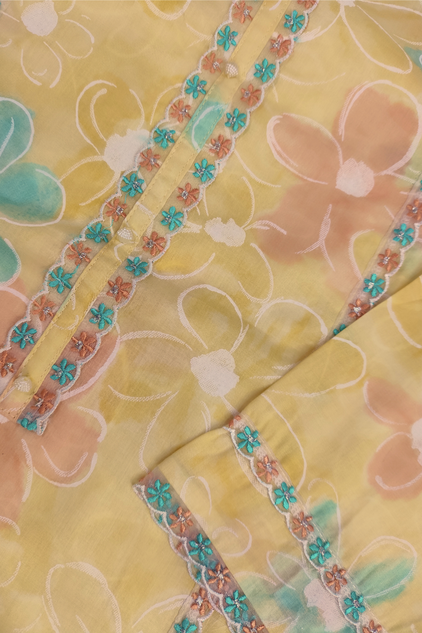 Lemon Cotton Suit Set