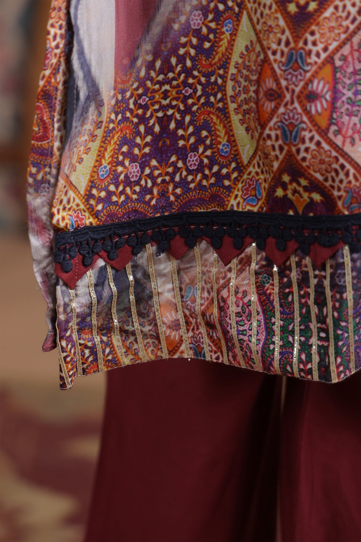 Rustic Karachi Muslin Suit Set