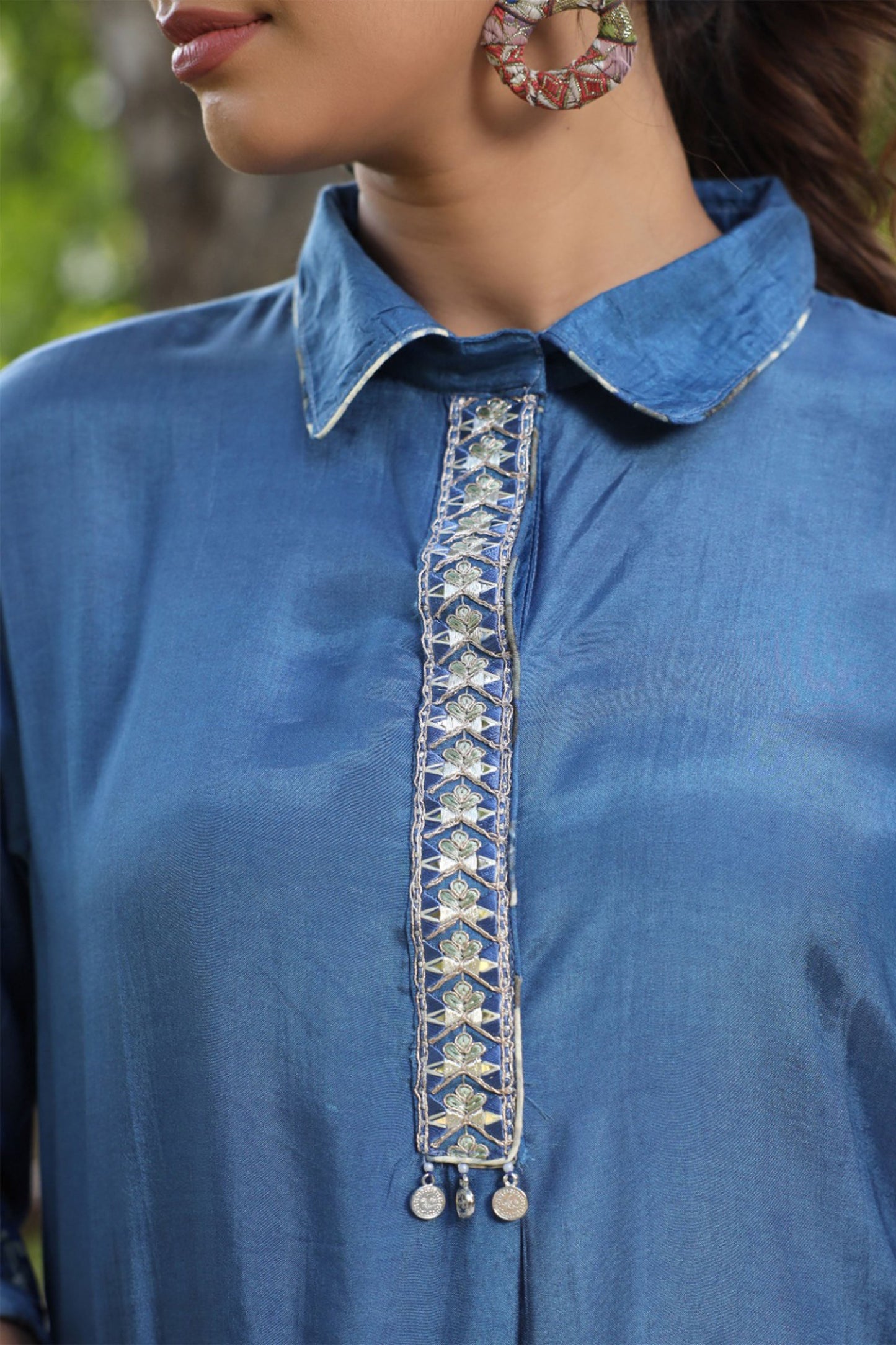 Persian Blue Charm Co-ord Set