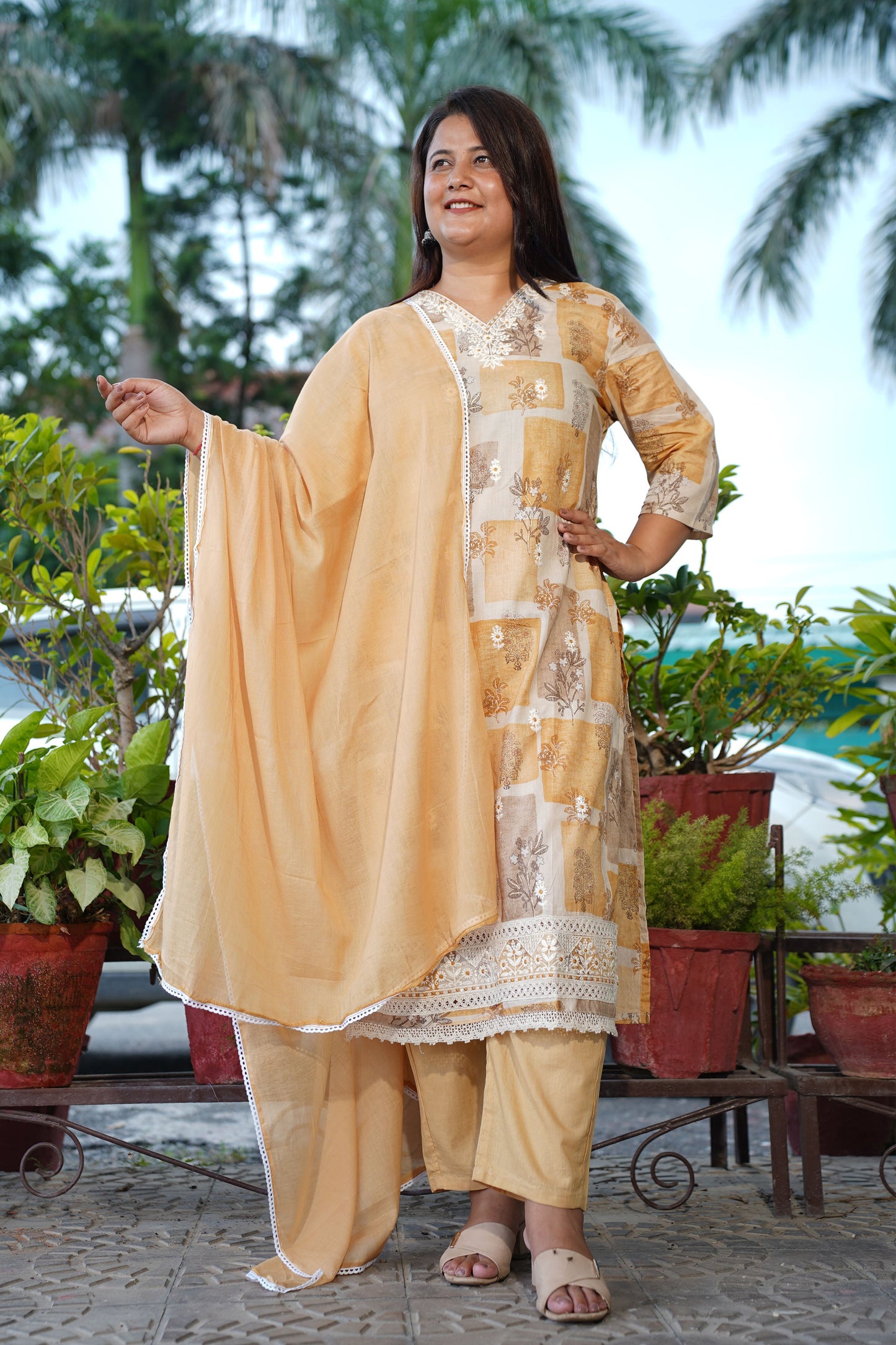 Kurti Set With Dupatta