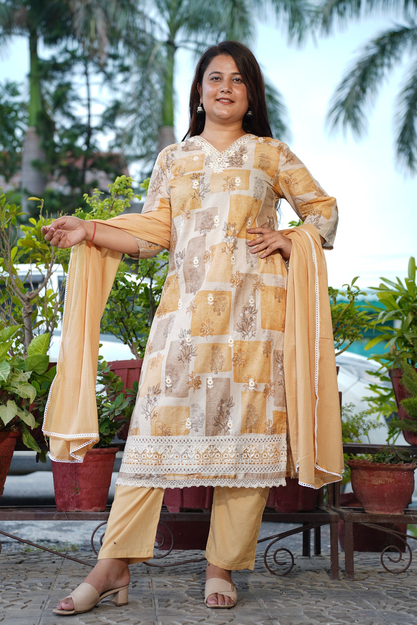 Kurti Set With Dupatta