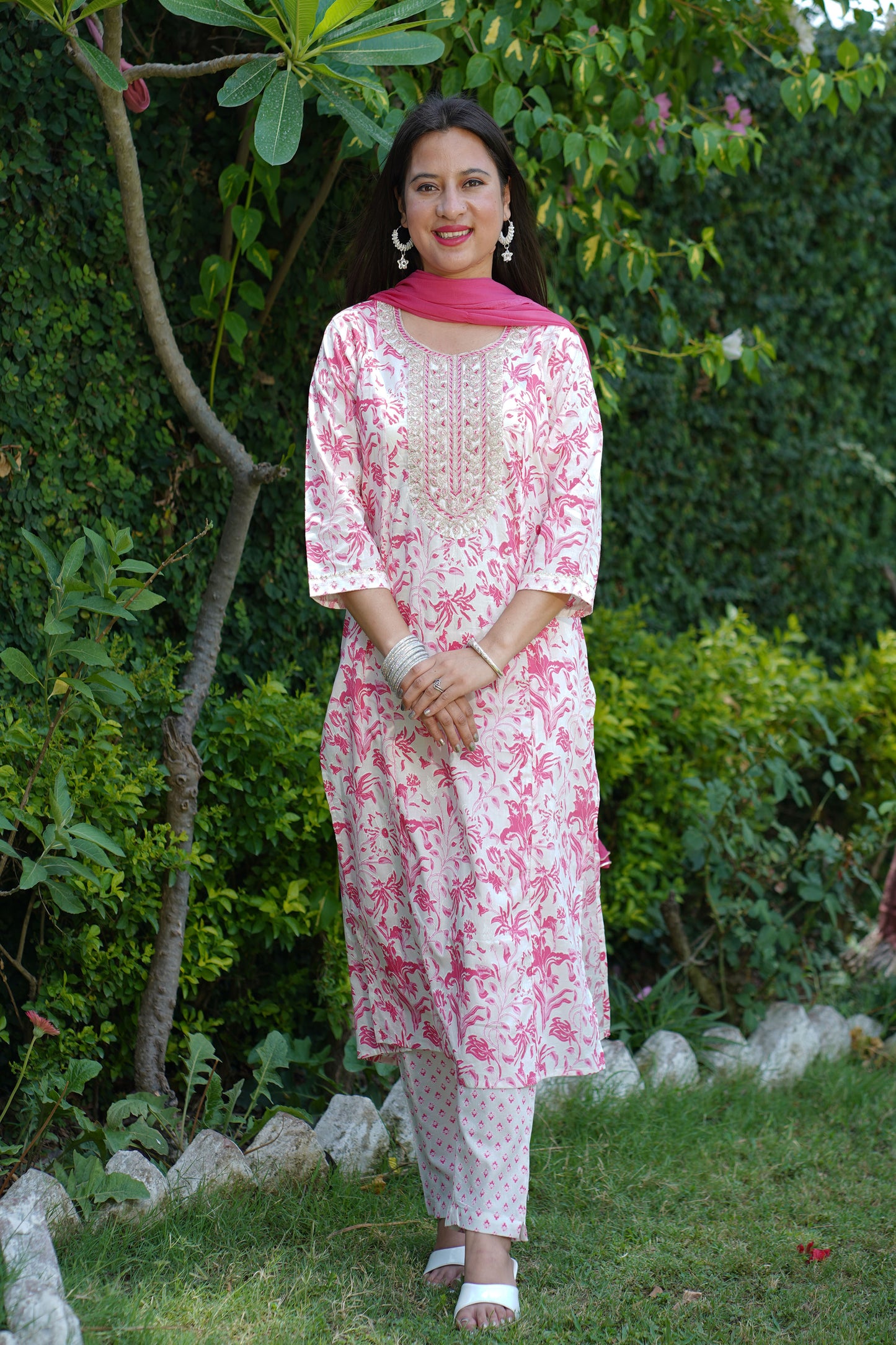 Cotton Printed Suit