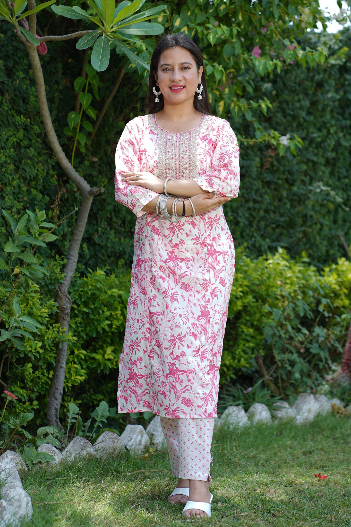 Cotton Printed Suit
