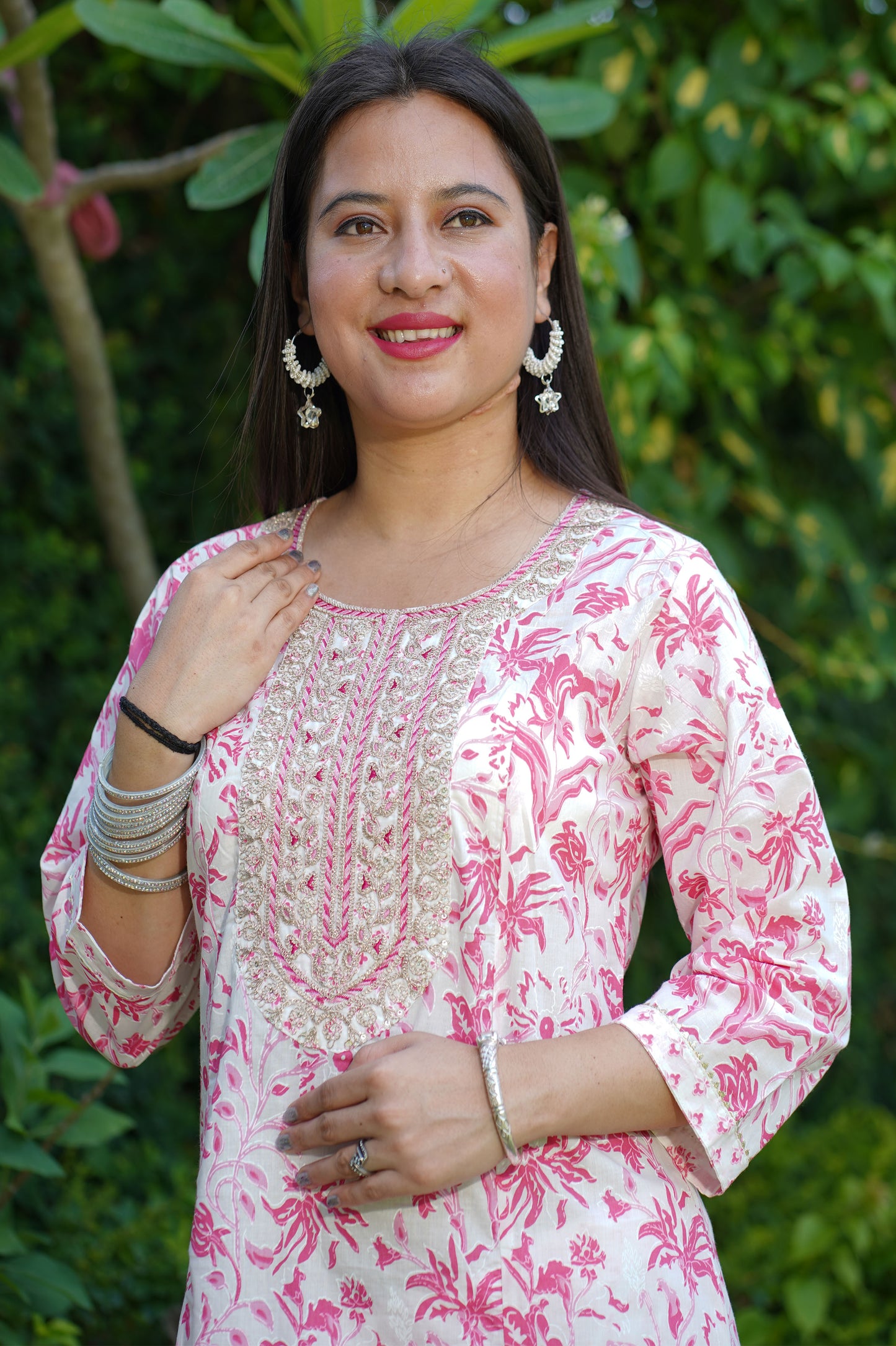 Cotton Printed Suit