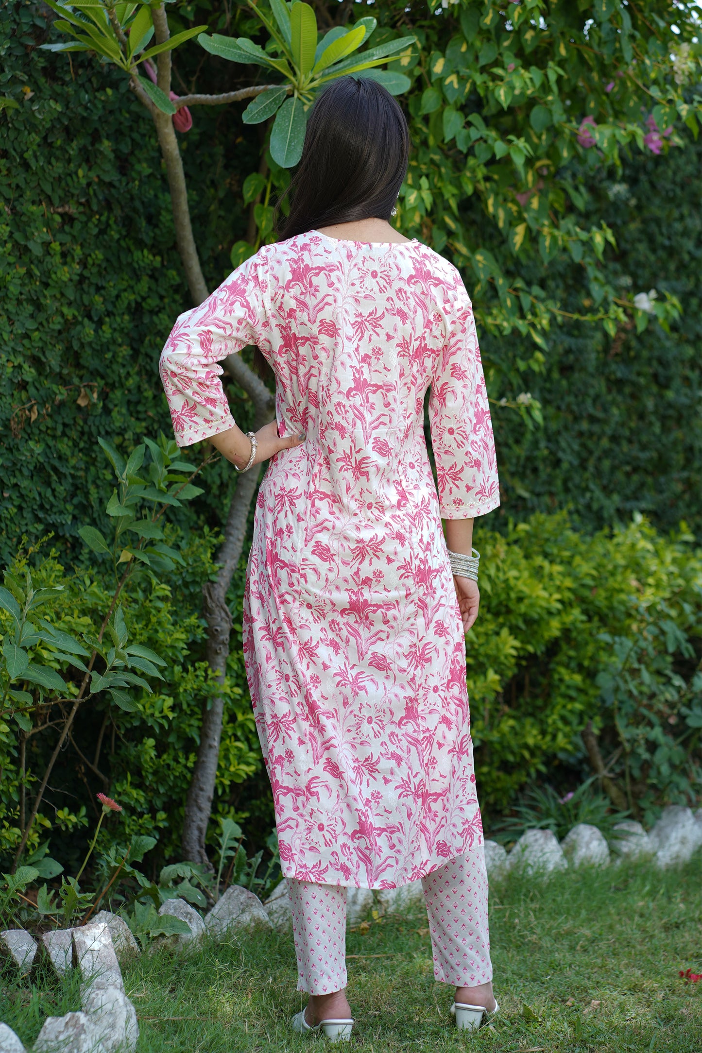 Cotton Printed Suit