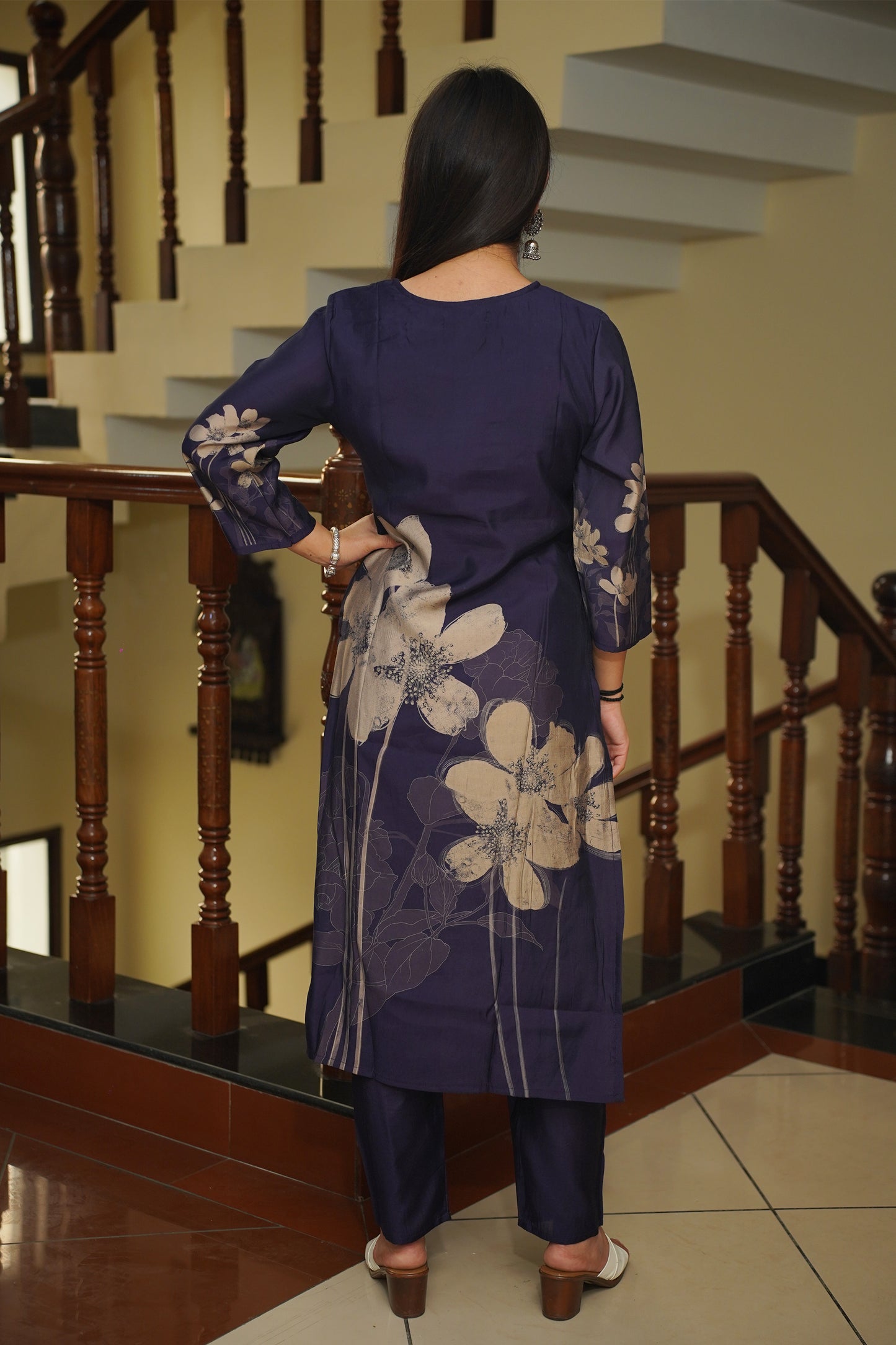 Purple Haze Muslin Suit Set