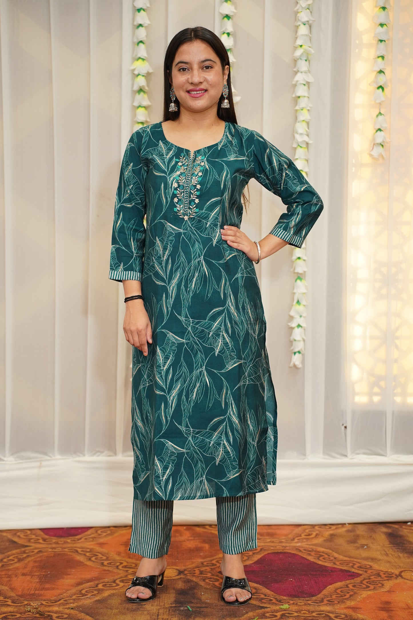 Ocean Teal Kurta Set