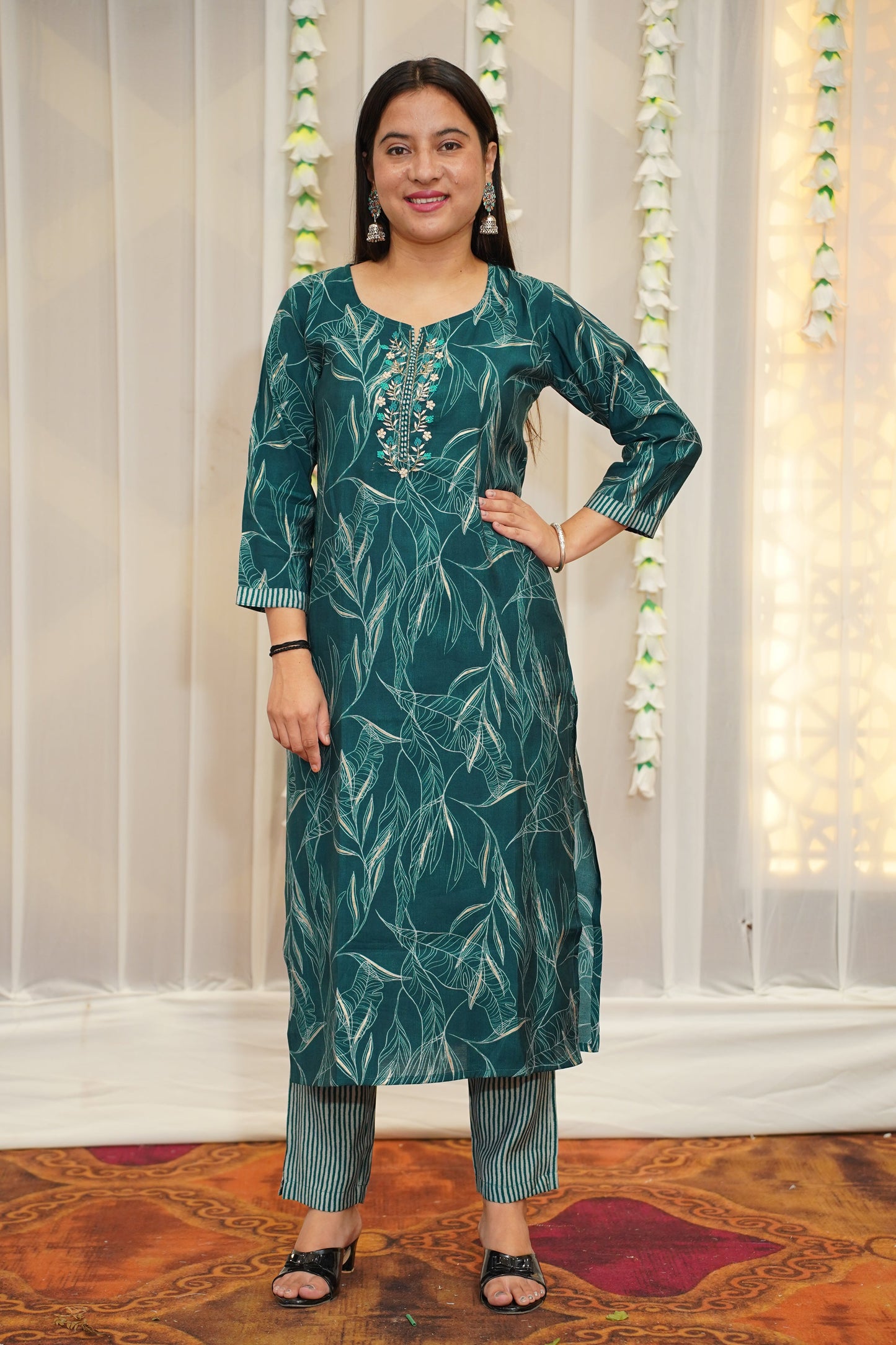 Ocean Teal Kurta Set