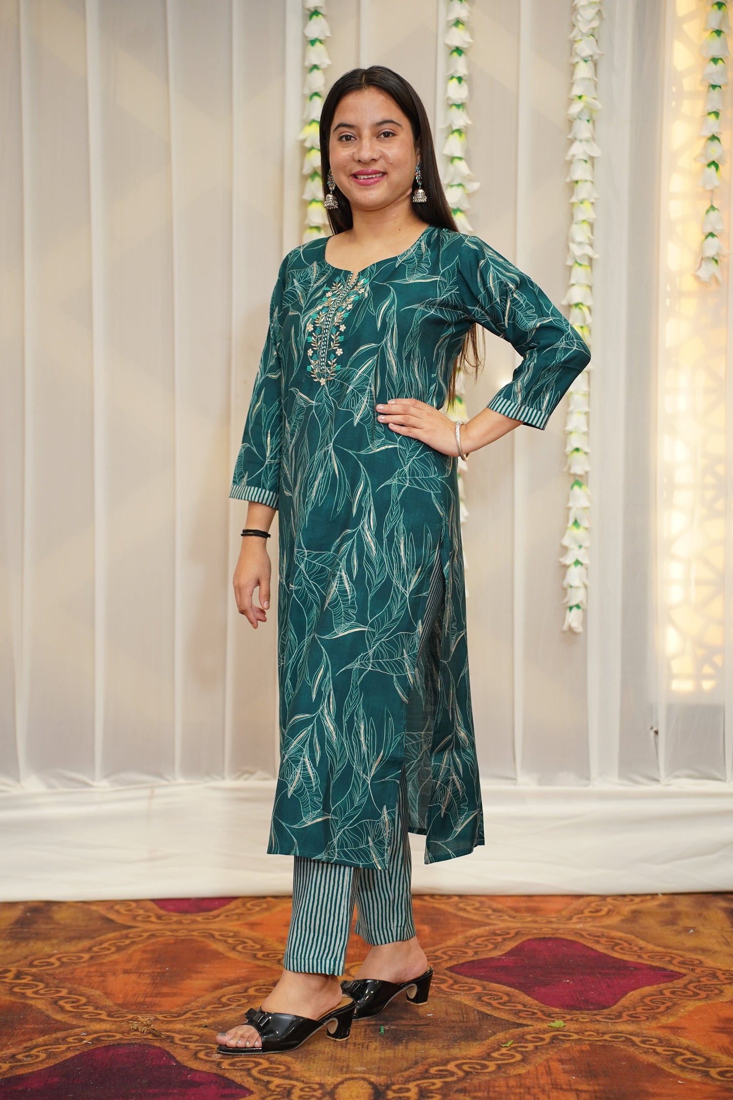 Ocean Teal Kurta Set