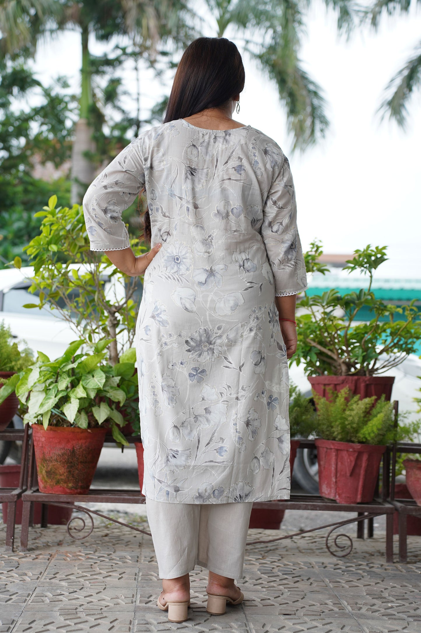 Kurti Pant Set With Dupatta
