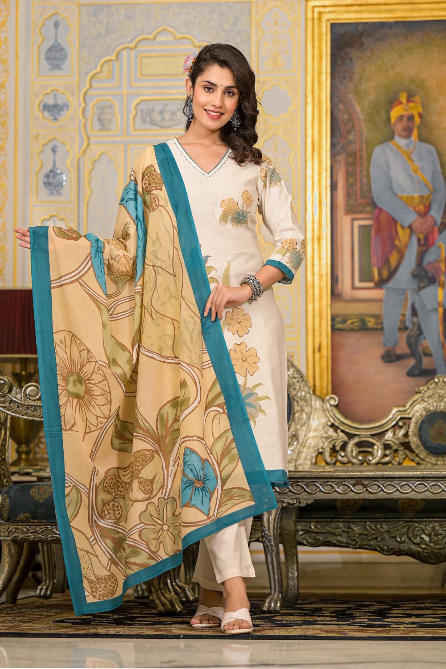 Vanilla Grace Cotton Suit Set
