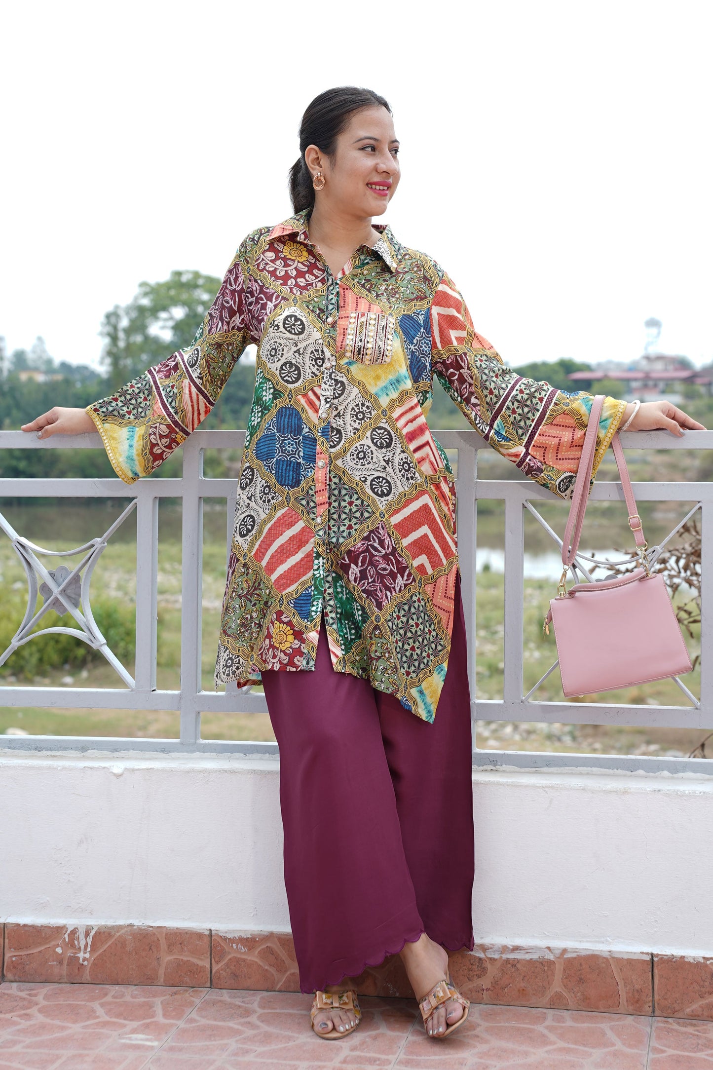 Printed Co ord Set