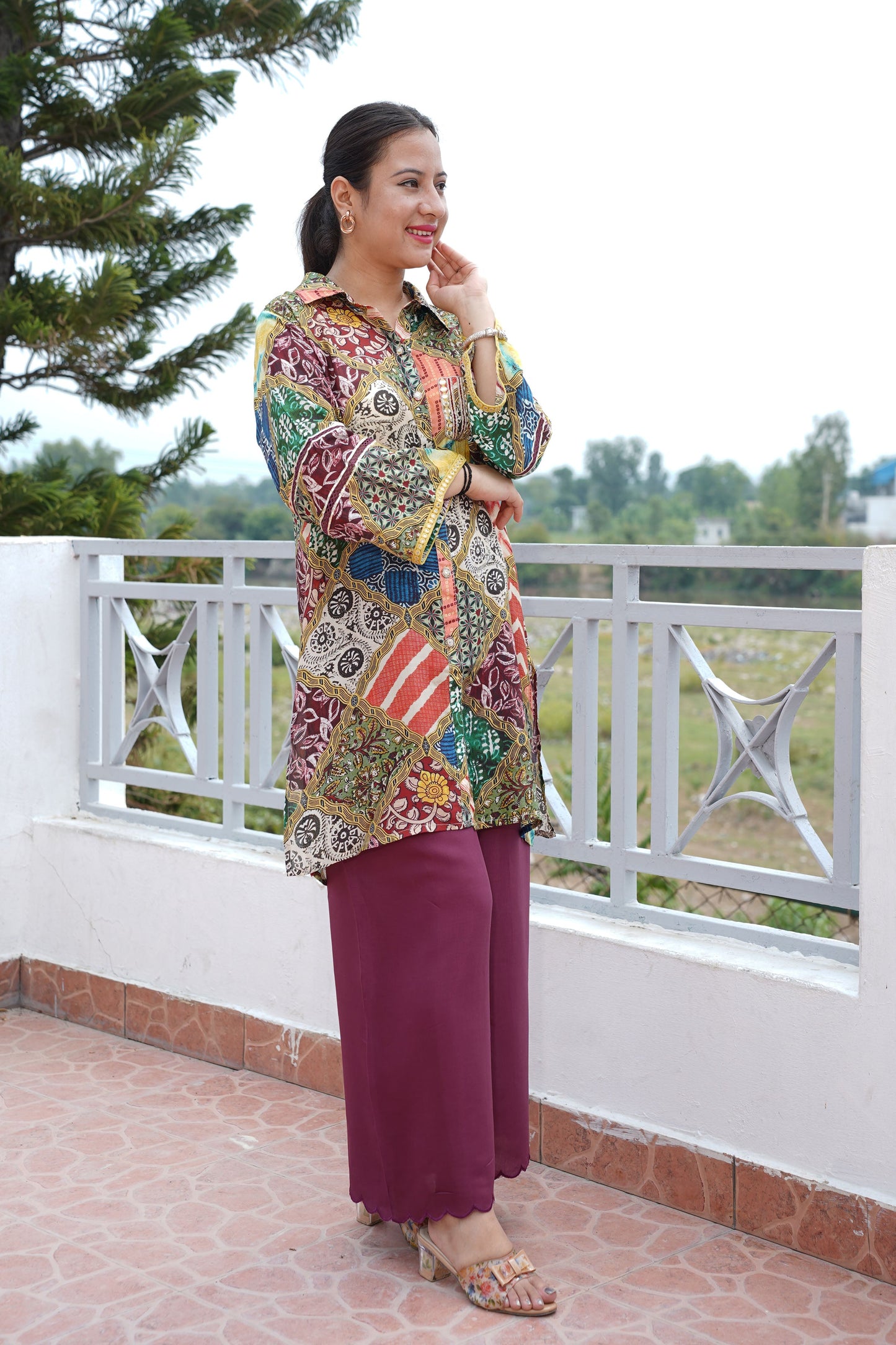 Printed Co ord Set