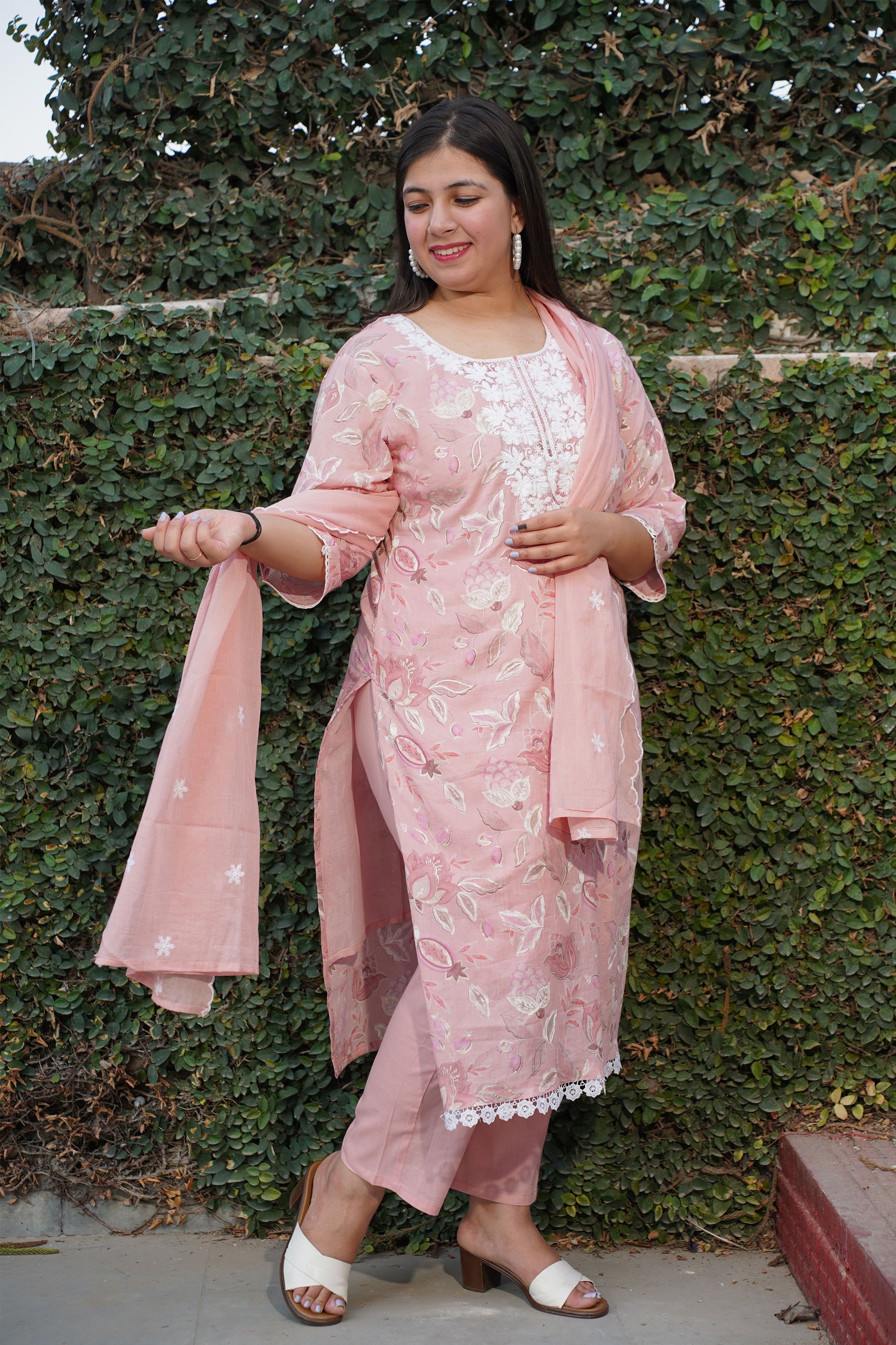 Pure Cotton Suits With Cotton Dupatta