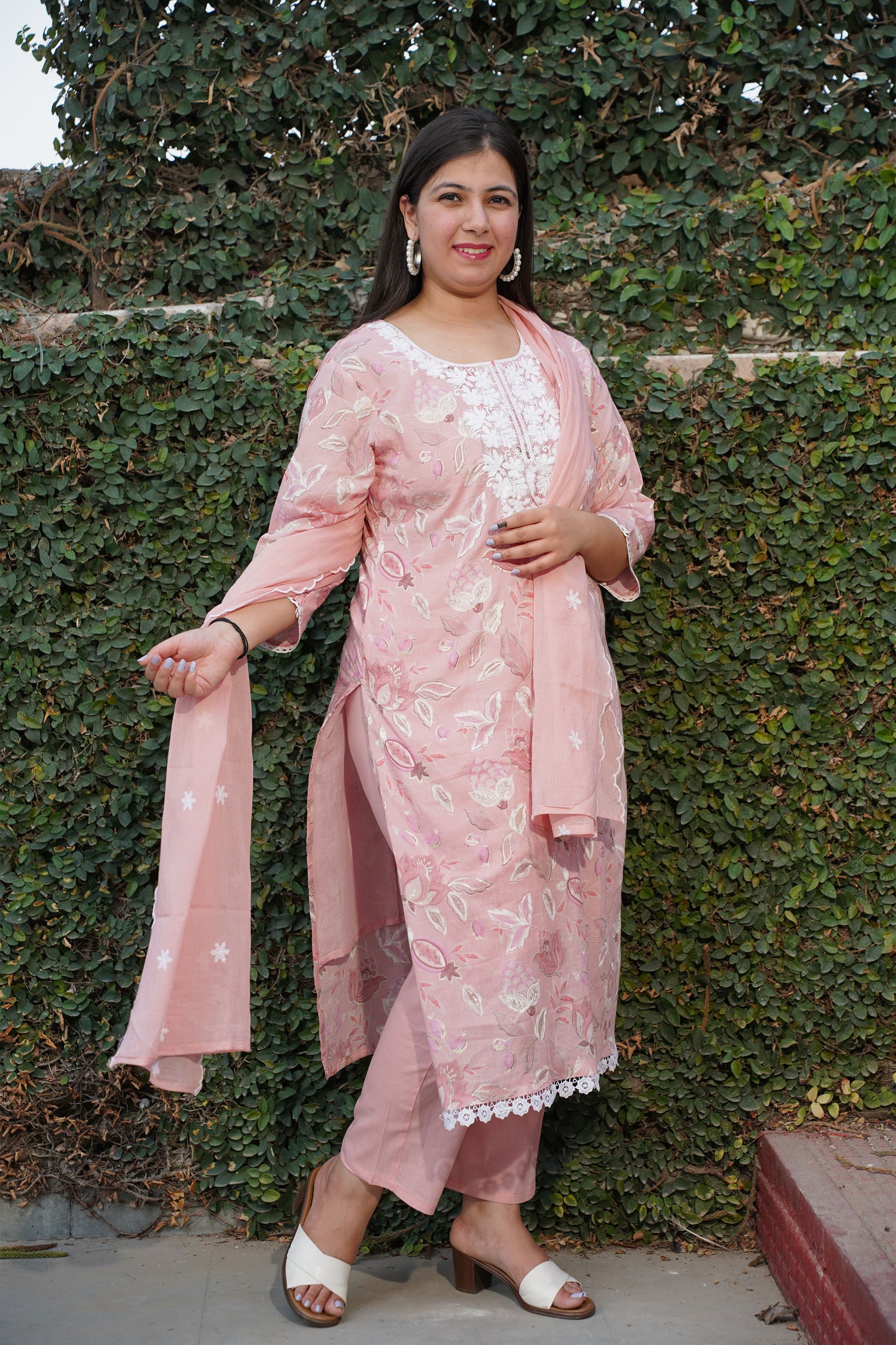 Pure Cotton Suits With Cotton Dupatta