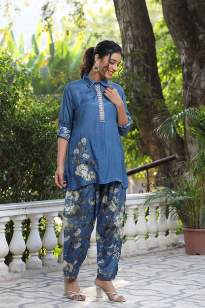 Persian Blue Charm Co-ord Set