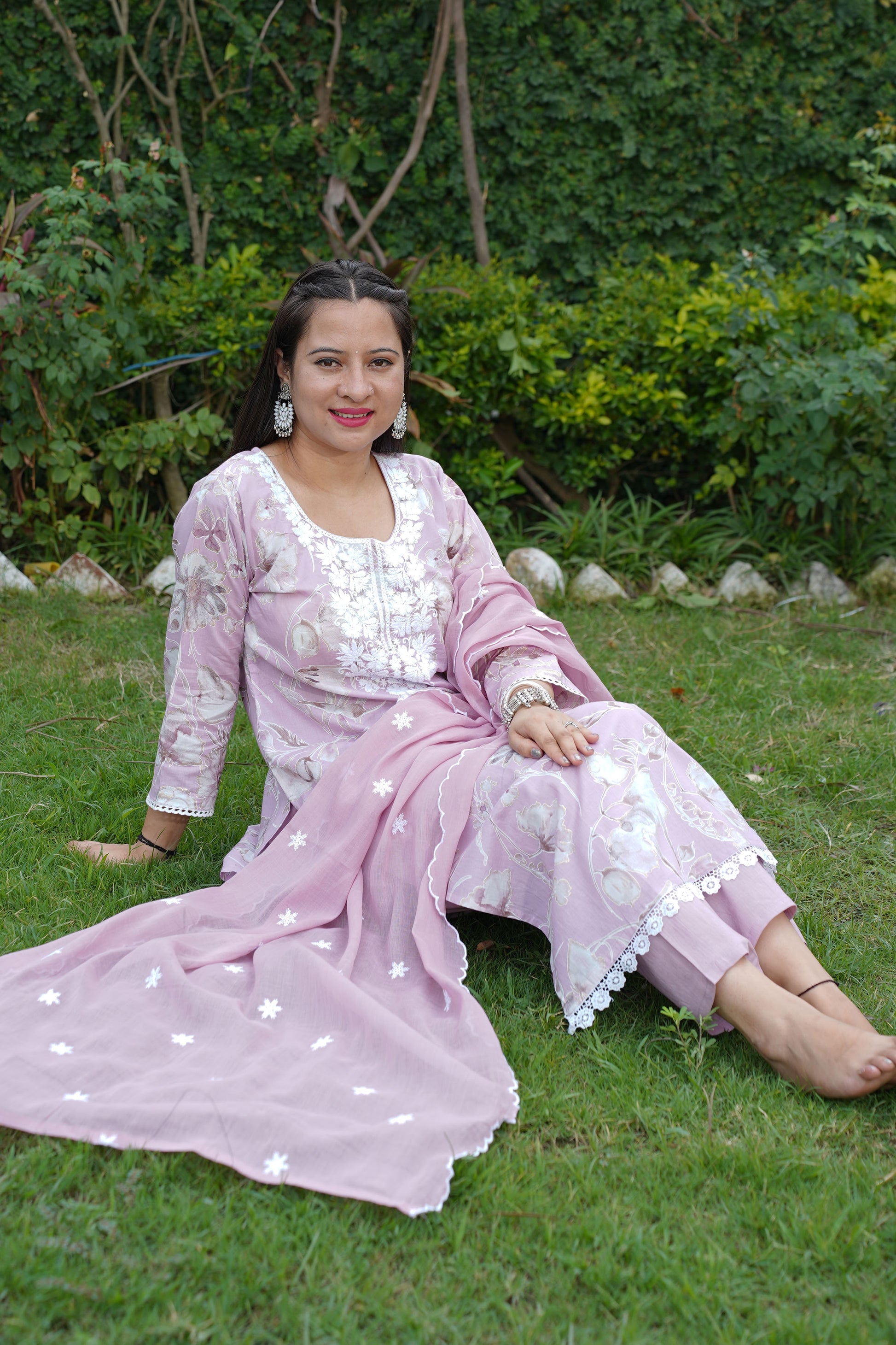 Cotton Suits With Cotton Dupatta