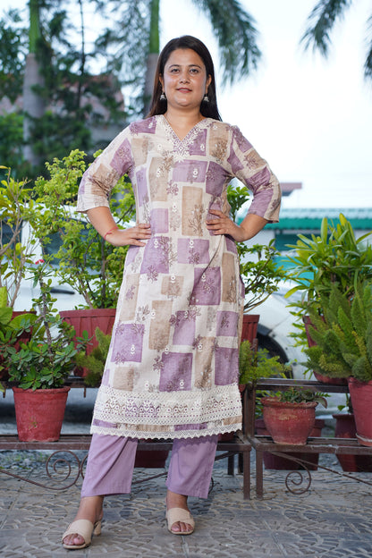  Kurti Pant Set With Dupatta 