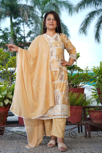Kurti Set With Dupatta