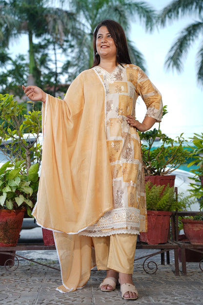 Kurti Set With Dupatta