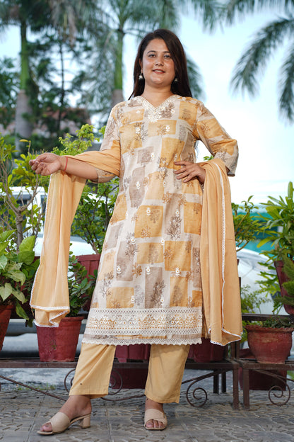 Kurti Set With Dupatta