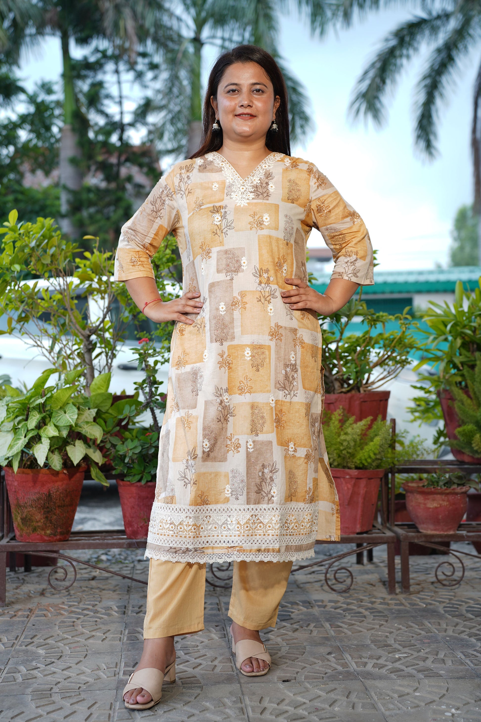 Kurti Set With Dupatta