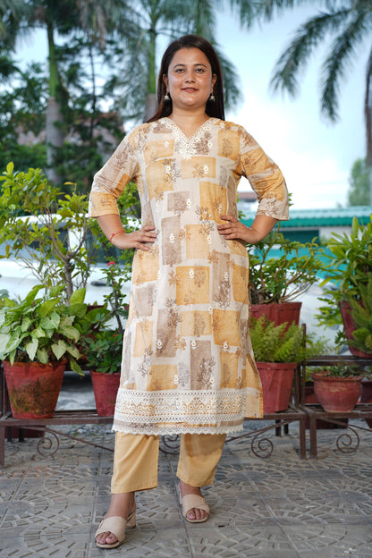 Kurti Set With Dupatta