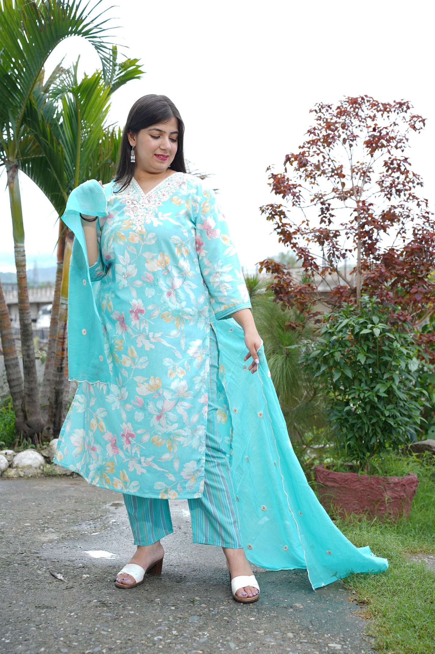 Suit Set With Dupatta