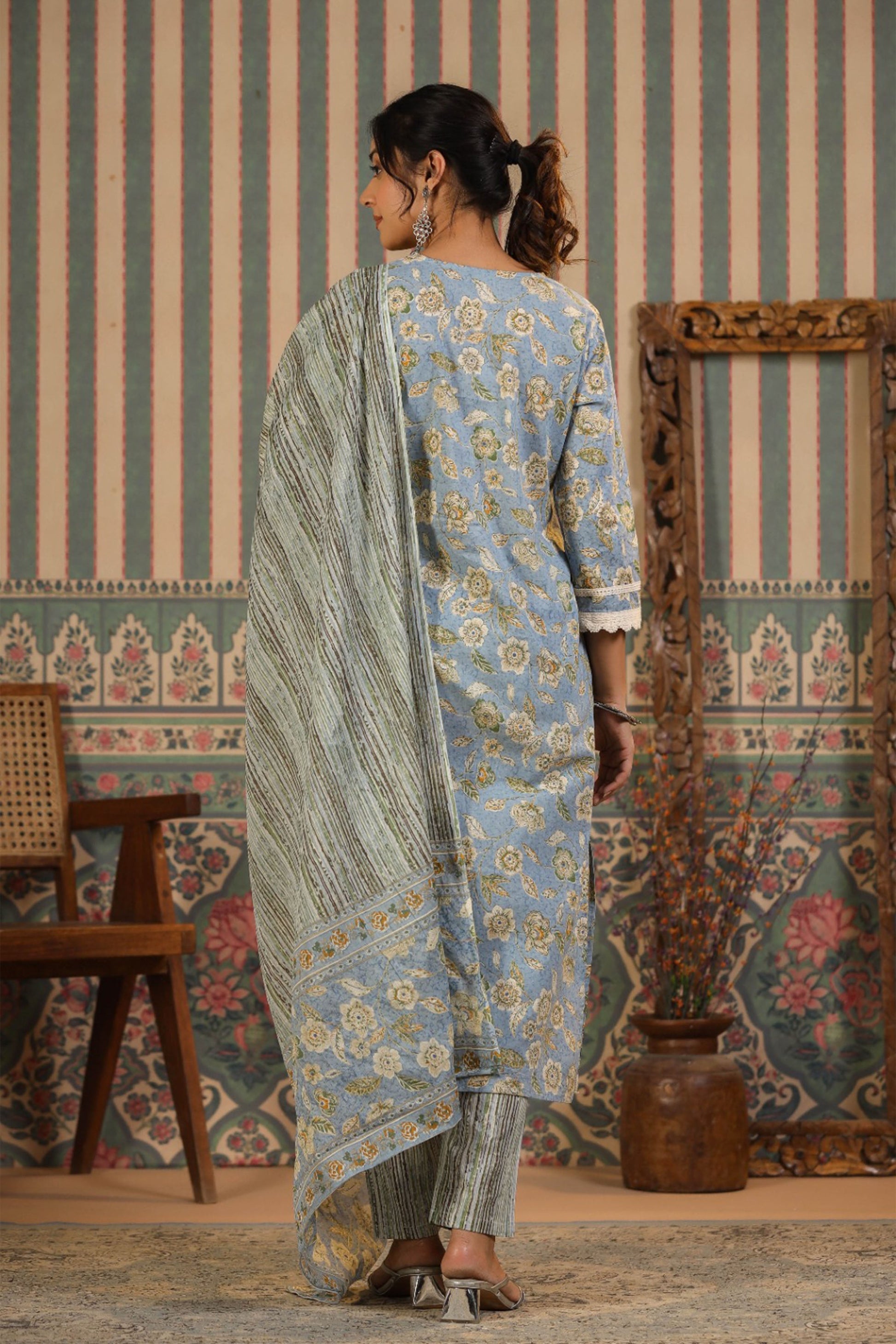 Cotton Kurta Sets With Dupatta