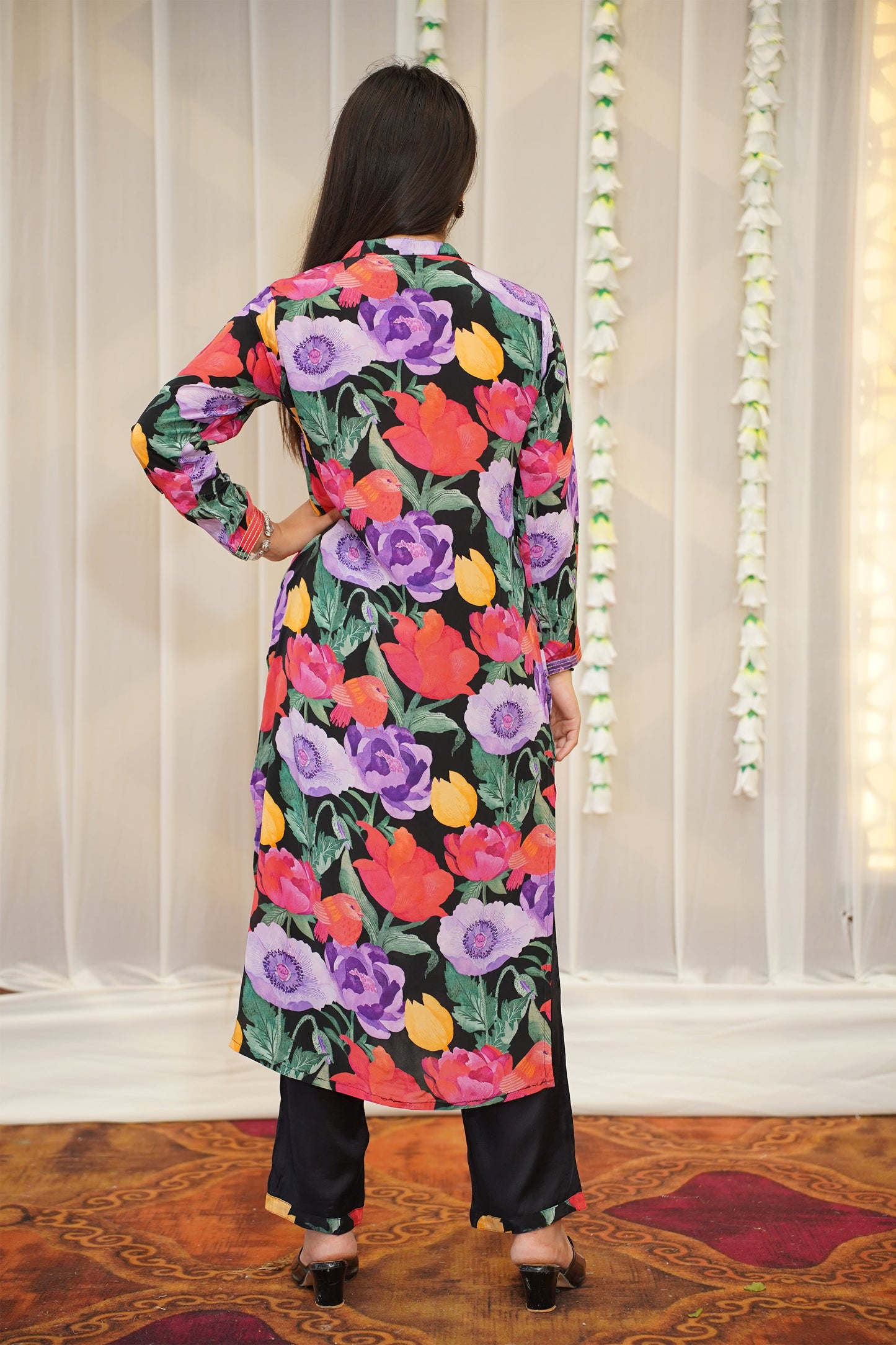 Midnight Floral Suit Set