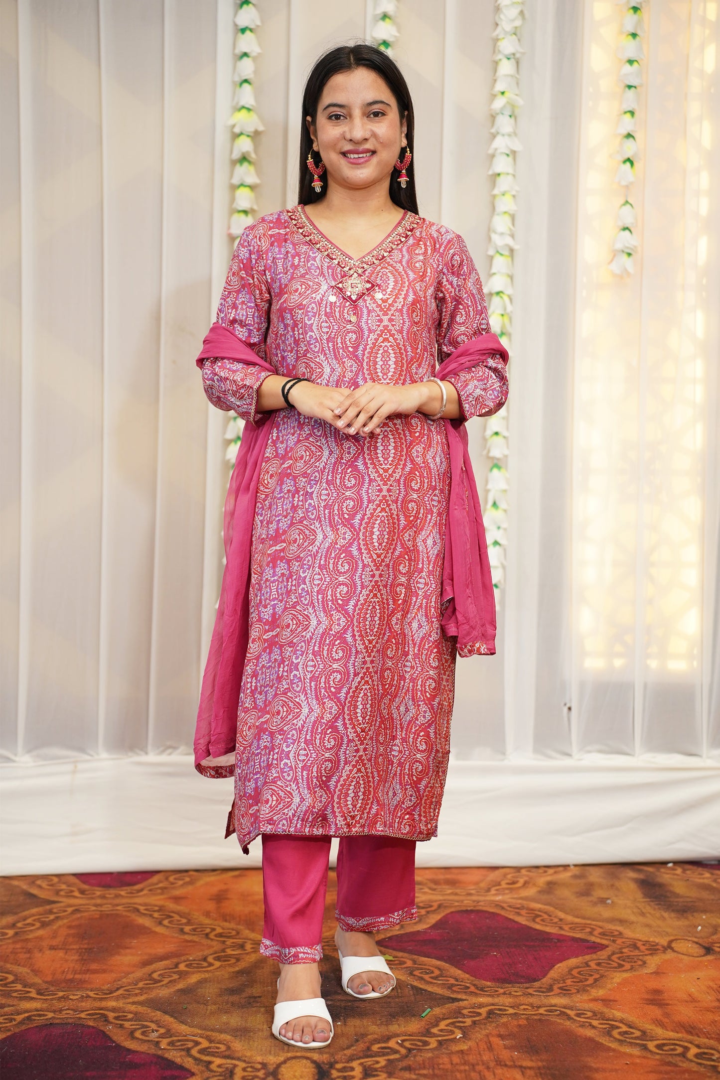 Soft Onion Muslin Suit Set