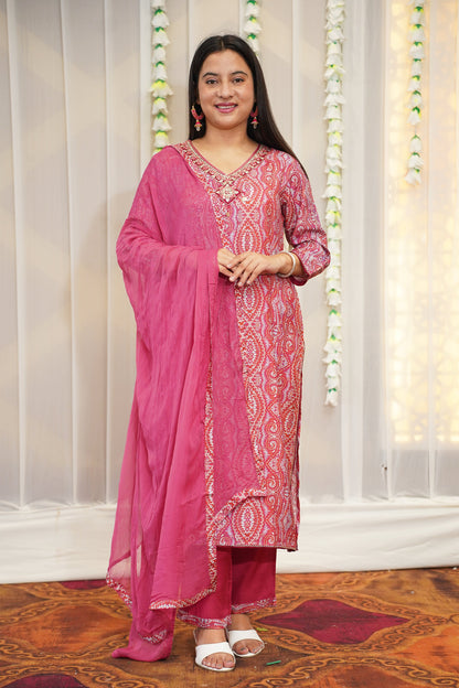 Soft Onion Muslin Suit Set