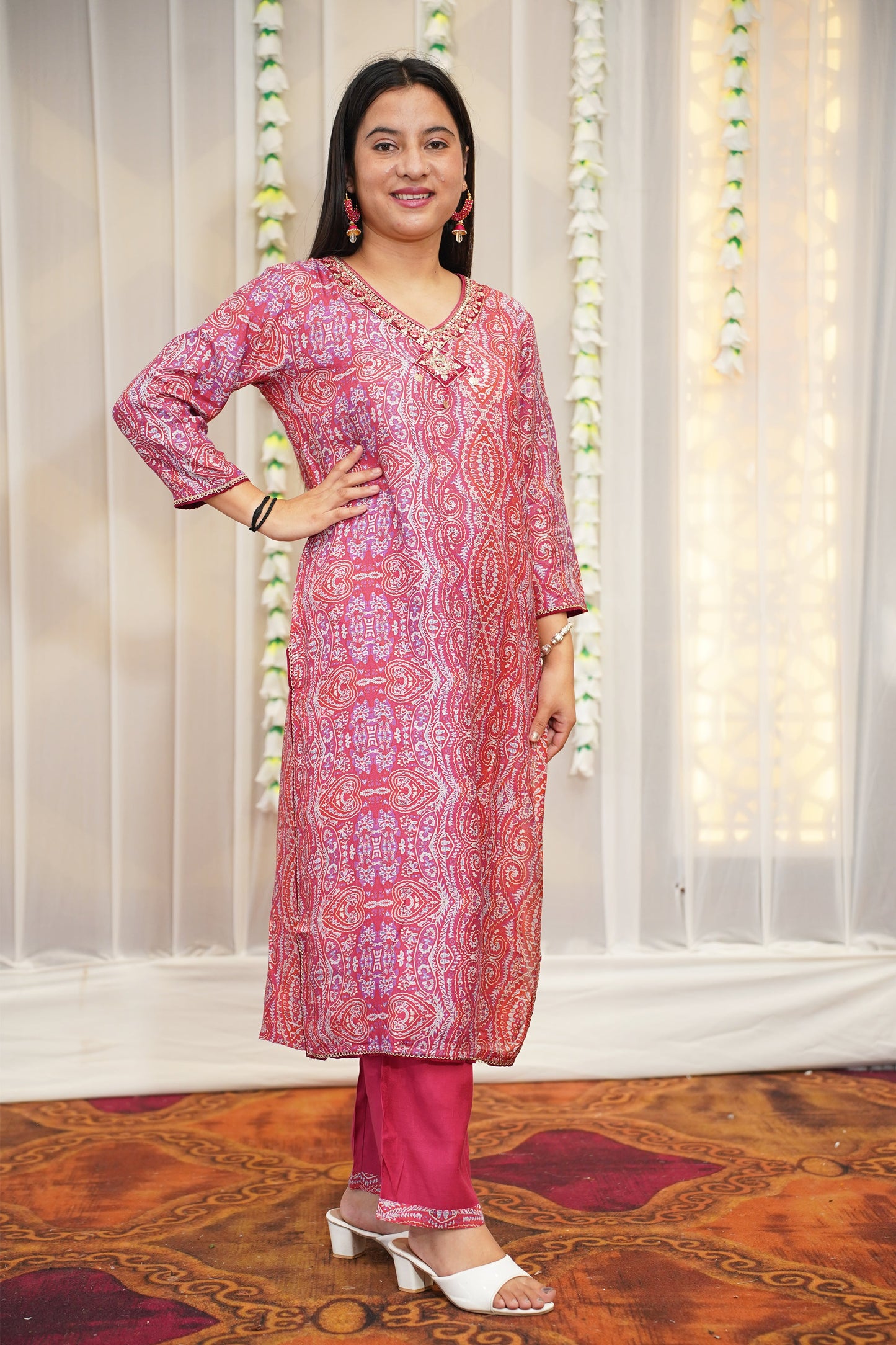 Soft Onion Muslin Suit Set