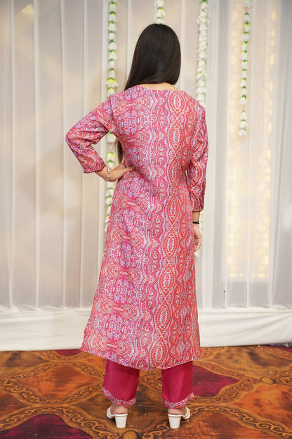 Soft Onion Muslin Suit Set