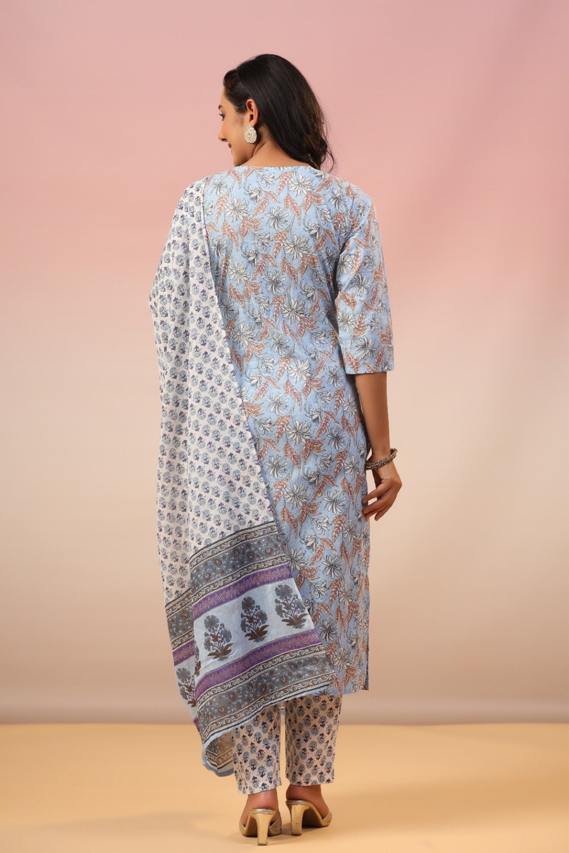 Cotton Kurta Sets With Dupatta