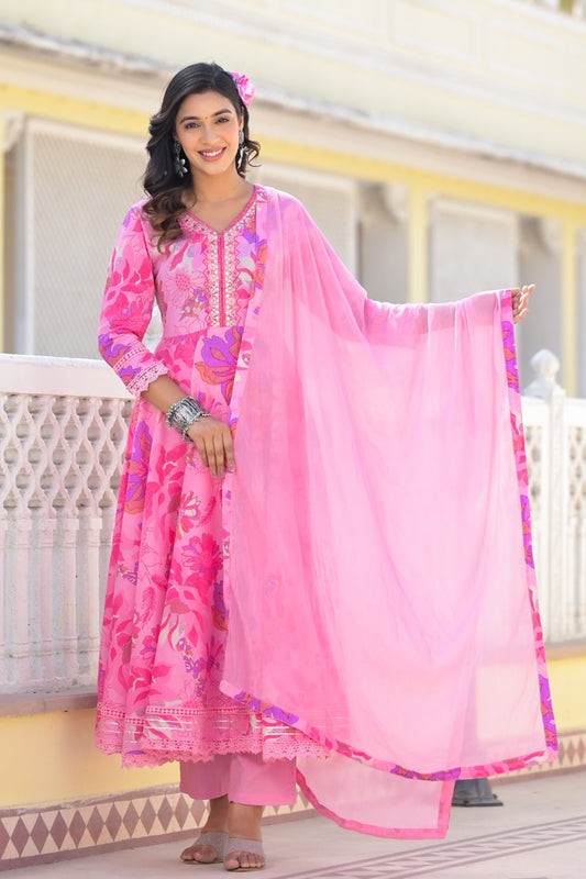 Cotton Anarkali Suits