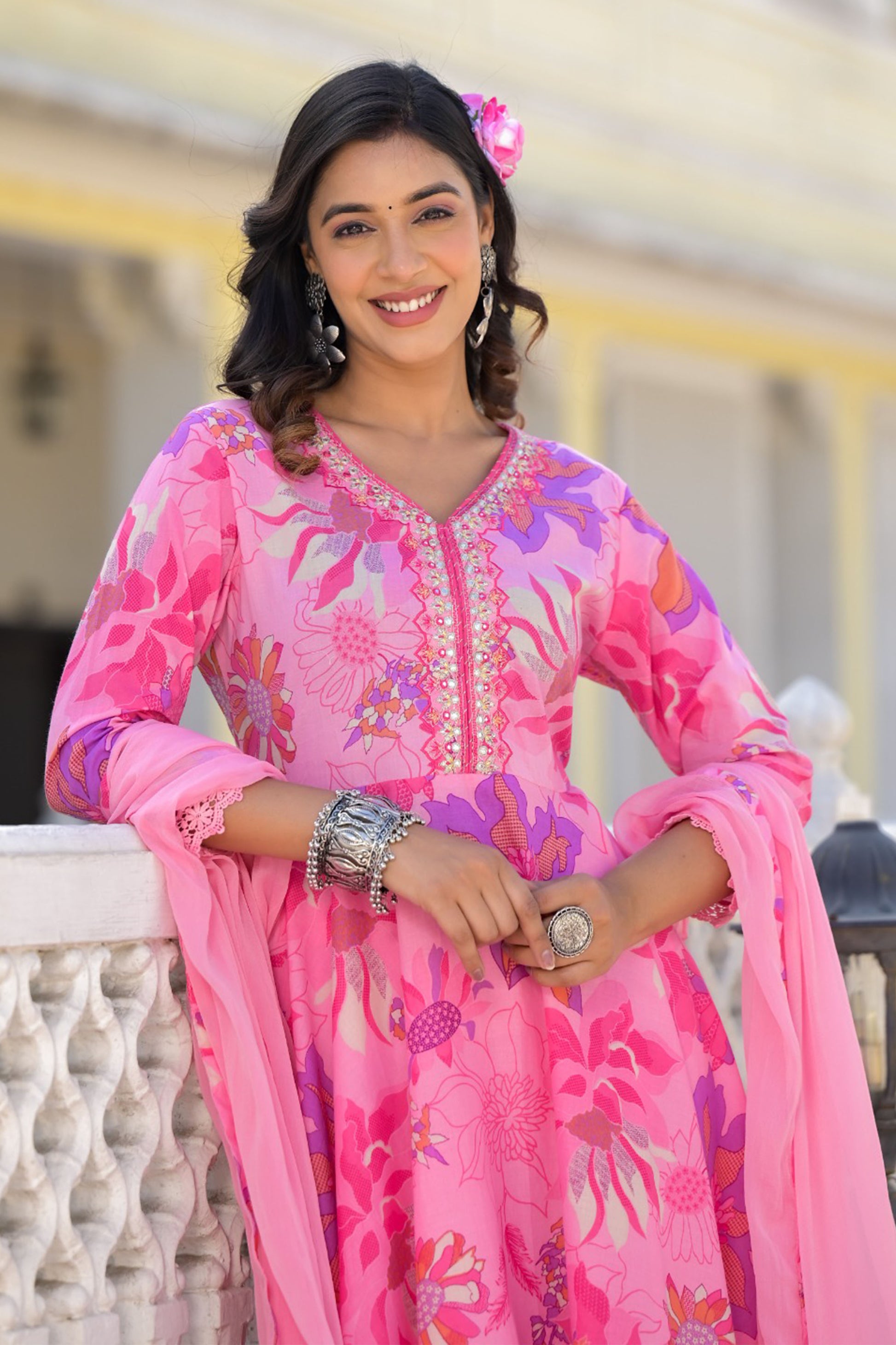 Cotton Anarkali Suits