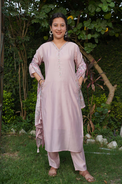  Kurti Pant Set With Dupatta