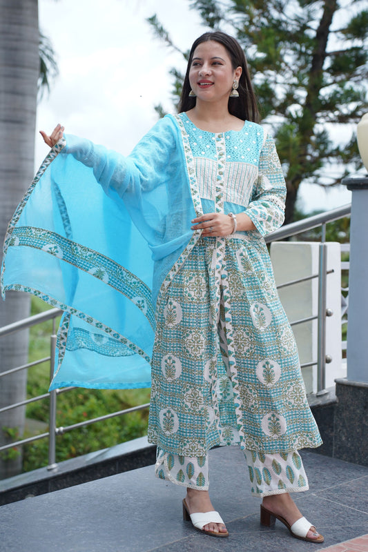 Kurti Set With Dupatta