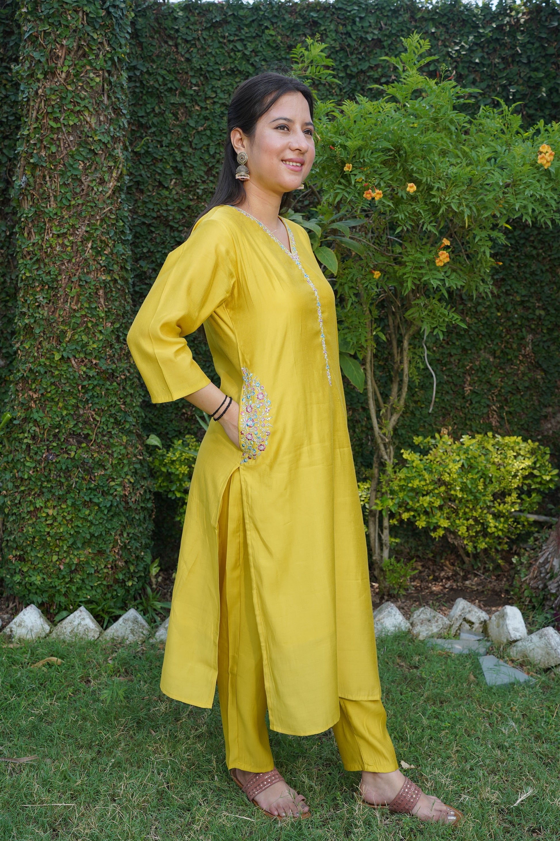 Yellow Suit Set