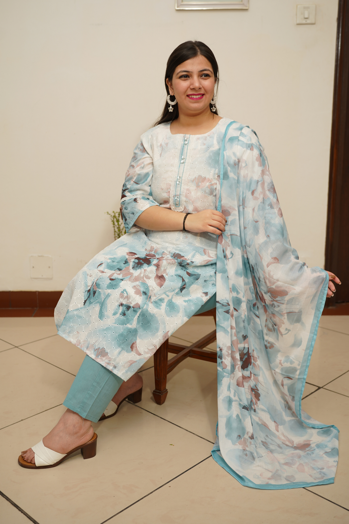 Cotton Kurta Sets With Dupatta