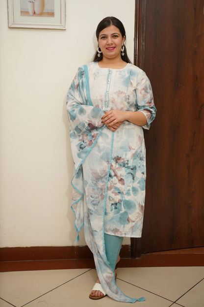 Cotton Kurta Sets With Dupatta