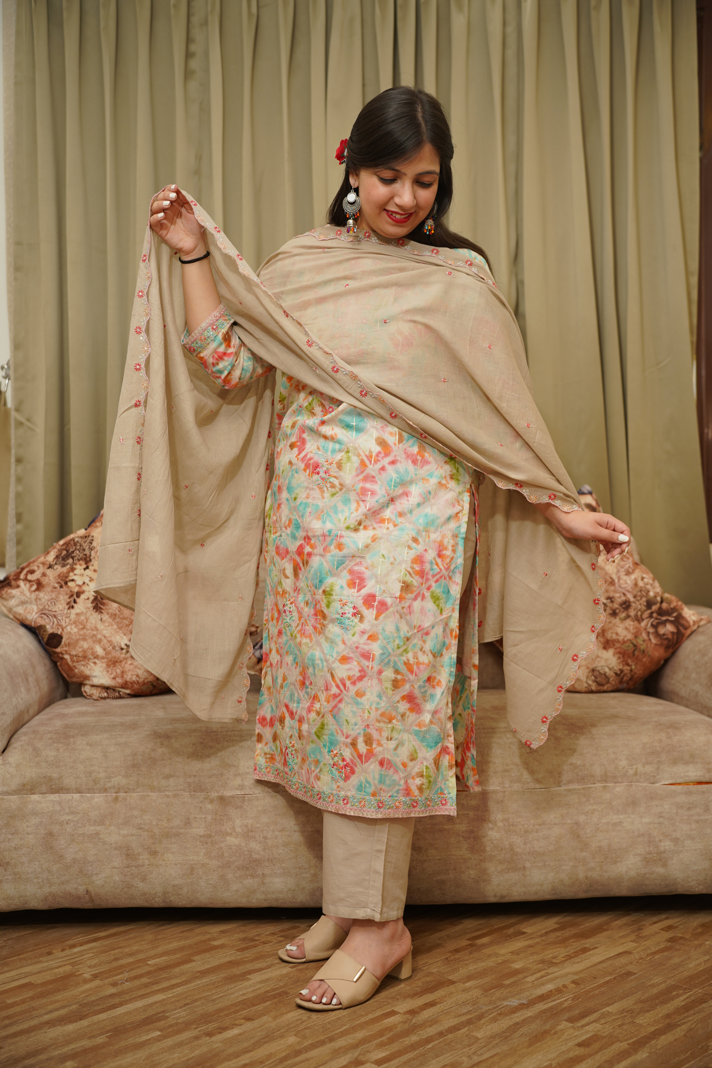 Cotton Kurta Sets With Dupatta