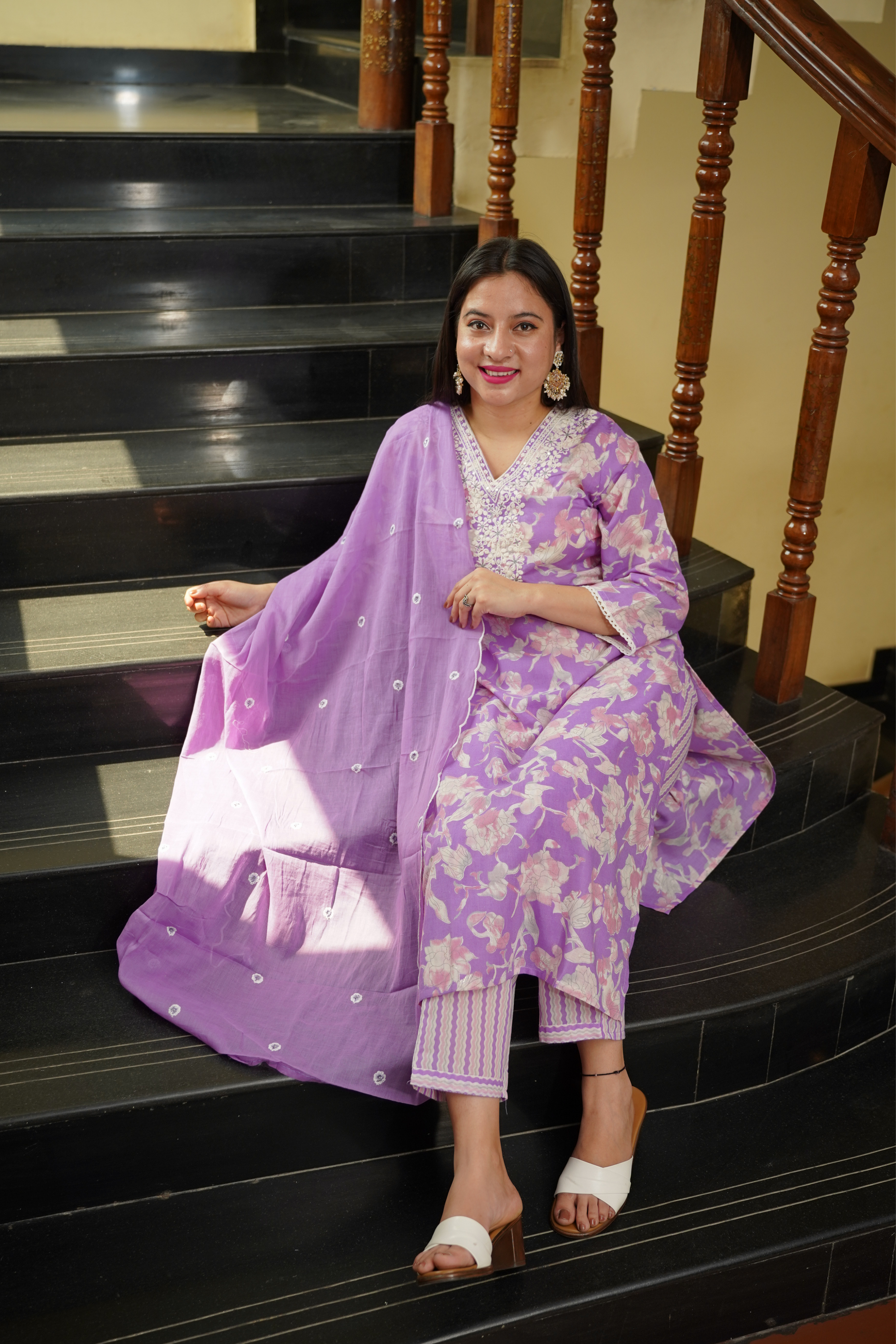 Cotton Kurta Sets With Dupatta