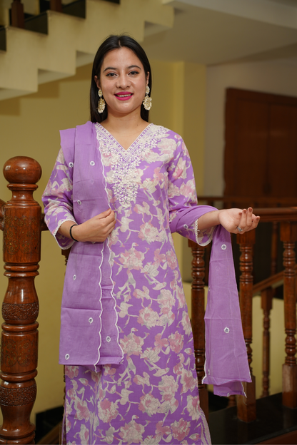 Cotton Kurta Sets With Dupatta