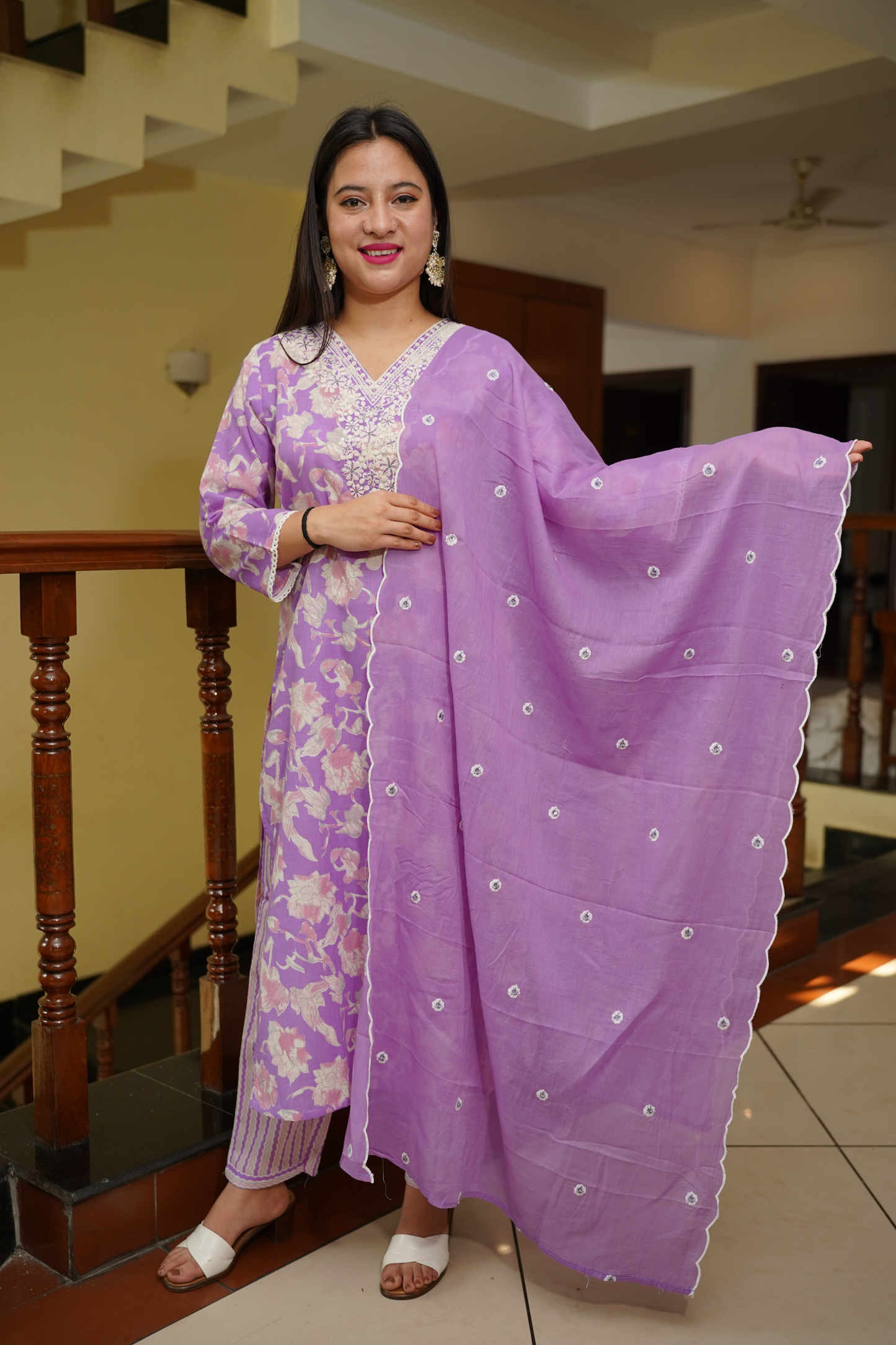 Cotton Kurta Sets With Dupatta