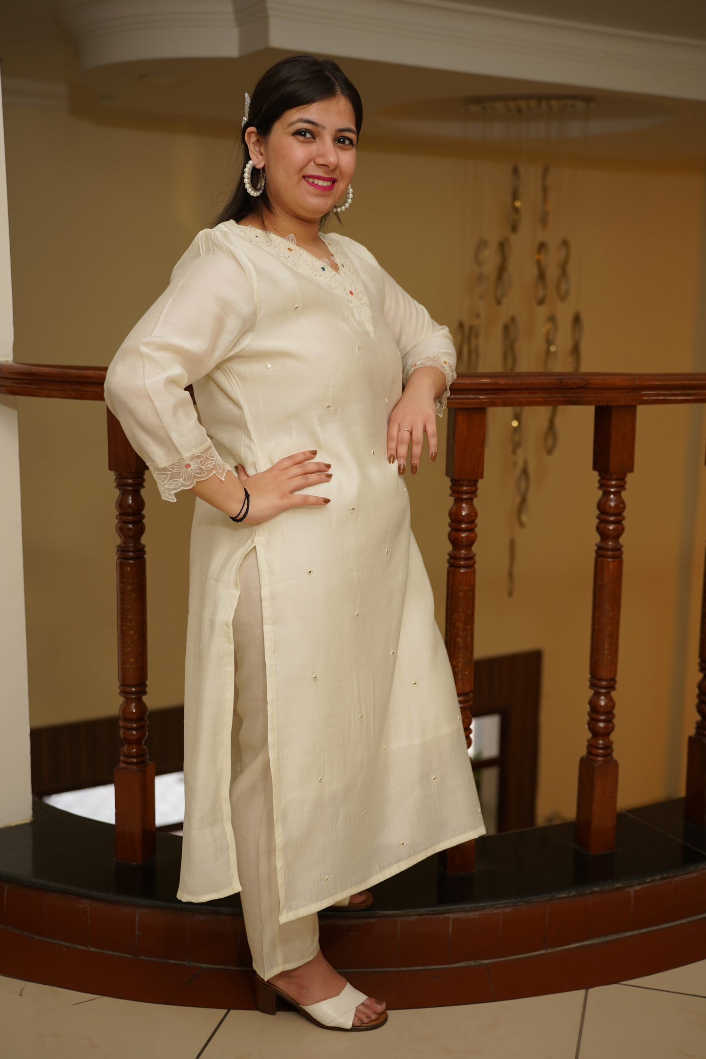 Kurti Pant Set With Dupatta