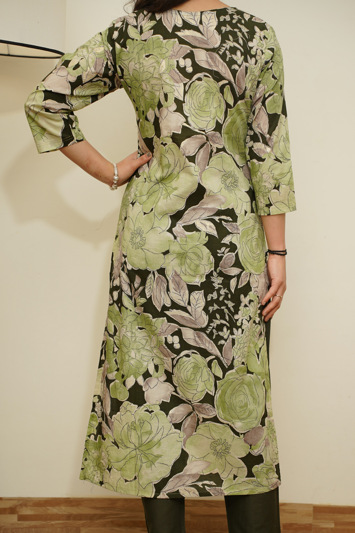 Floral Print Kurta Set