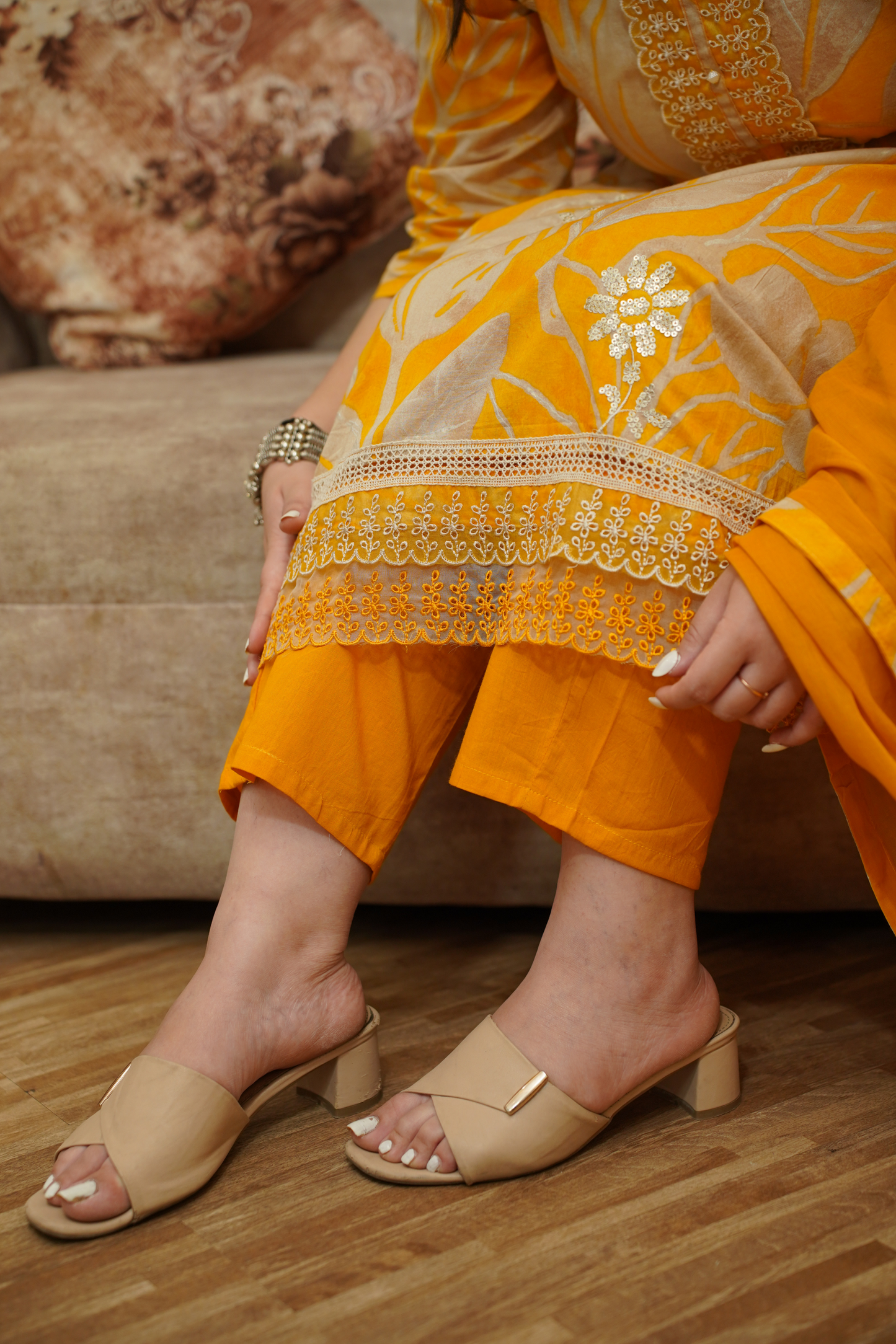 Yellow Kurta Set For Women